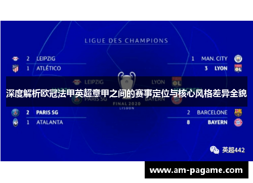 深度解析欧冠法甲英超意甲之间的赛事定位与核心风格差异全貌